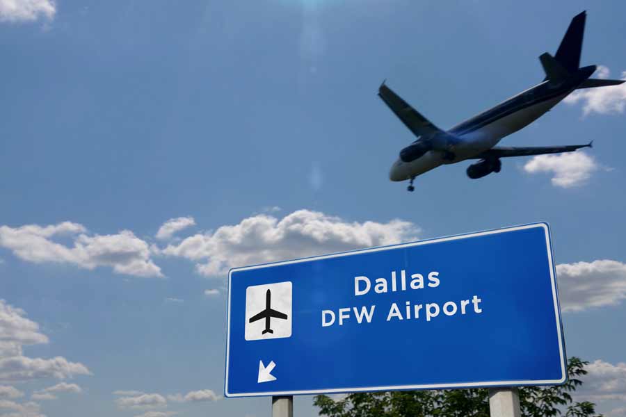 DFW Airport Sign